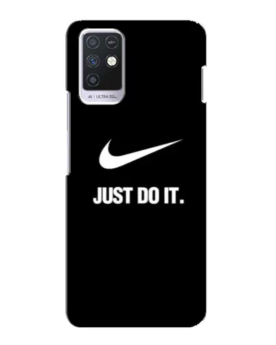 Чехол для Infinix Note 10 с картинкой «Классический принт Nike»