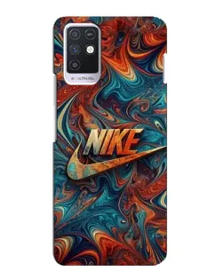 Чехол для Infinix Note 10 с картинкой «Nike в абстракции»