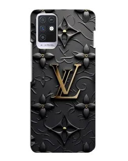 Чехол для Infinix Note 10 с картинкой «Кожаная текстура LV»