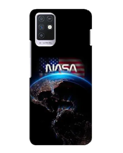 Чехол для Infinix Note 10 с картинкой «Земля из космоса NASA»