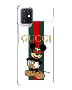 Чохол для Infinix Note 10 з картинкою «Міккі Маус Gucci — смуги» Чохол для Infinix Note 10 з картинкою «Міккі Маус Gucci — смуги»