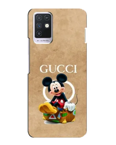 Чохол для Infinix Note 10 з картинкою «Міккі Маус Gucci — крафт» Чохол для Infinix Note 10 з картинкою «Міккі Маус Gucci — крафт»