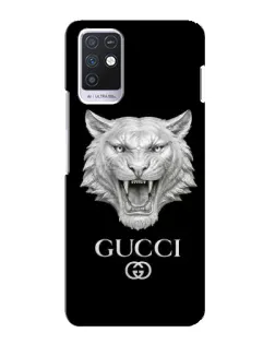 Чохол для Infinix Note 10 з картинкою «Gucci — срібний лев» Чохол для Infinix Note 10 з картинкою «Gucci — срібний лев»