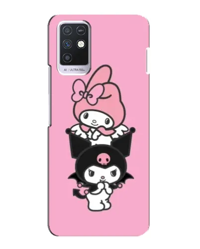 Чехол для Infinix Note 10 с картинкой «My Melody и Kuromi»