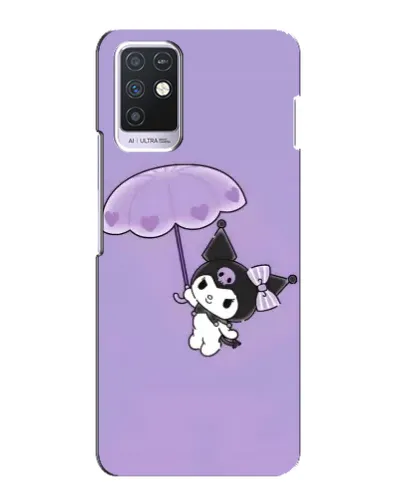 Чехол для Infinix Note 10 с картинкой «Kuromi с зонтиком»