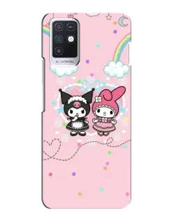 Чехол для Infinix Note 10 с картинкой «My Melody и Kuromi»