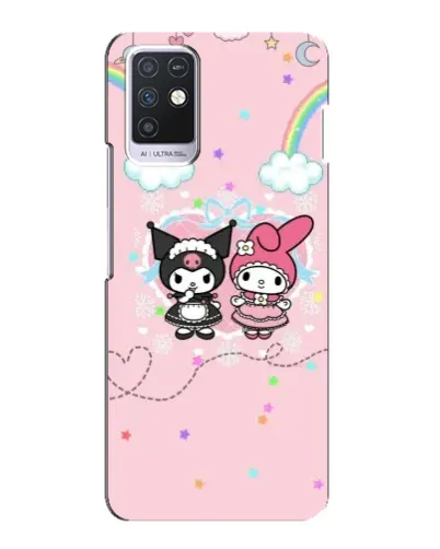 Чехол для Infinix Note 10 с картинкой «My Melody и Kuromi»