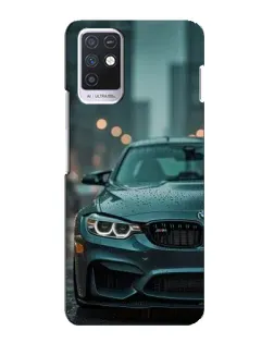 Чехол для Infinix Note 10 с картинкой «BMW в огнях города»