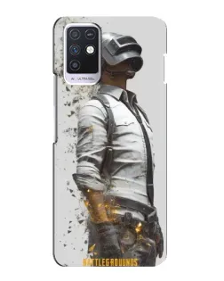 Чохол для Infinix Note 10 з картинкою «PUBG — боєць у пилу»