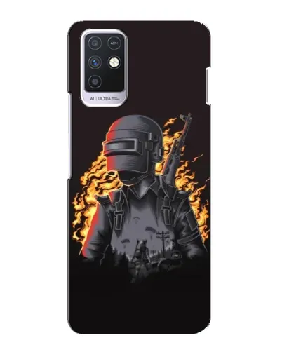 Чохол для Infinix Note 10 з картинкою «PUBG — вогняний силует» Чохол для Infinix Note 10 з картинкою «PUBG — вогняний силует»