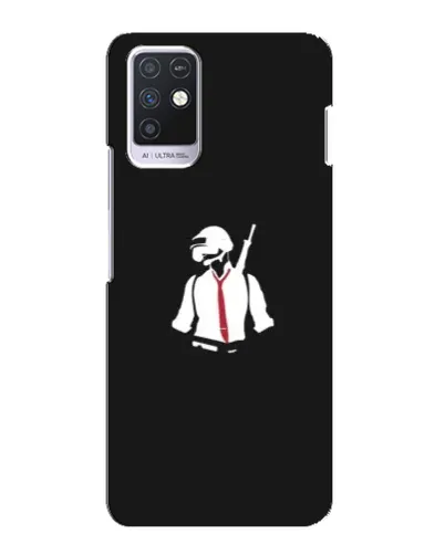 Чохол для Infinix Note 10 з картинкою «PUBG — силует воїна» Чохол для Infinix Note 10 з картинкою «PUBG — силует воїна»