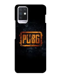 Чохол для Infinix Note 10 з картинкою «PUBG — золотий логотип»