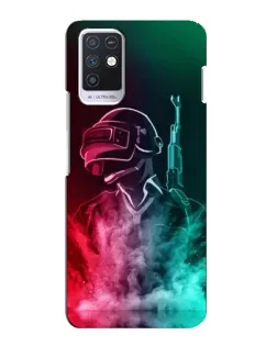 Чохол для Infinix Note 10 з картинкою «PUBG — вогняний воїн»