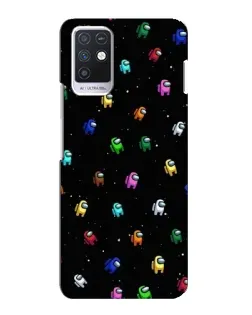 Чохол для Infinix Note 10 з картинкою «Екіпаж Among Us»