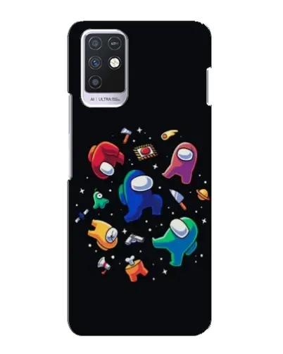 Чохол для Infinix Note 10 з картинкою «Among Us космос»