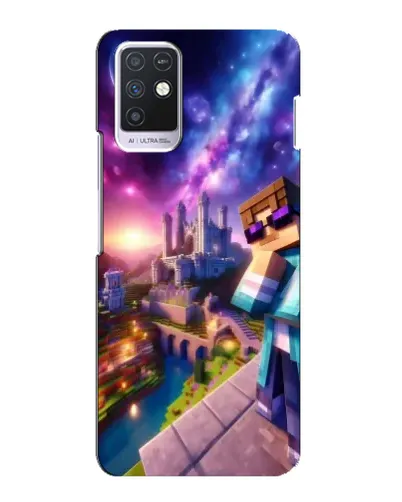 Чохол для Infinix Note 10 з картинкою «Стів та космос» Чохол для Infinix Note 10 з картинкою «Стів та космос»