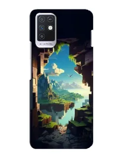 Чохол для Infinix Note 10 з картинкою «Вид з печери»