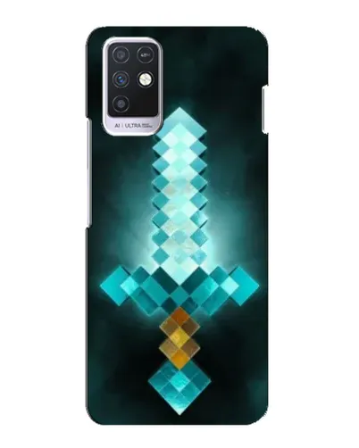 Чохол для Infinix Note 10 з картинкою «Алмазний меч неон» Чохол для Infinix Note 10 з картинкою «Алмазний меч неон»