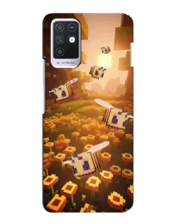 Чохол для Infinix Note 10 з картинкою «Поле соняшників»