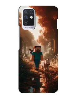 Чохол для Infinix Note 10 з картинкою «Стів у лісі»