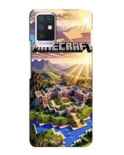 Чохол для Infinix Note 10 з картинкою «Minecraft панорама»