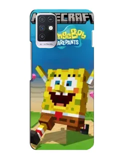 Чохол для Infinix Note 10 з картинкою «Губка Боб Minecraft» Чохол для Infinix Note 10 з картинкою «Губка Боб Minecraft»