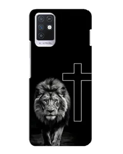 Чохол для Infinix Note 10 з картинкою «Лев та Хрест» Чохол для Infinix Note 10 з картинкою «Лев та Хрест»