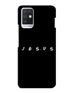 Чохол для Infinix Note 10 з картинкою «Крапки віри J.E.S.U.S.»