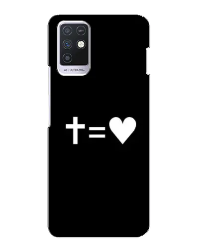Чохол для Infinix Note 10 з картинкою «Хрест та Серце» Чохол для Infinix Note 10 з картинкою «Хрест та Серце»