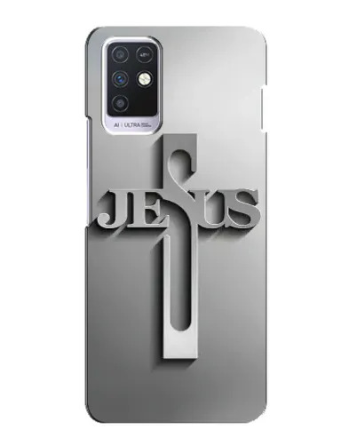 Чехол для Infinix Note 10 с картинкой «Металлический крест Jesus» Чехол для Infinix Note 10 с картинкой «Металлический крест Jesus»