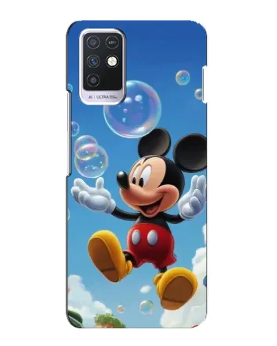Чехол для Infinix Note 10 с картинкой «Mickey и мыльные пузыри» Чехол для Infinix Note 10 с картинкой «Mickey и мыльные пузыри»