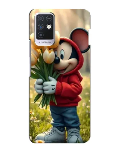 Чехол для Infinix Note 10 с картинкой «Микки с тюльпанами» Чехол для Infinix Note 10 с картинкой «Микки с тюльпанами»