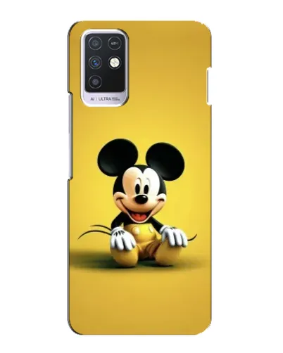 Чехол для Infinix Note 10 с картинкой «Микки на желтом» Чехол для Infinix Note 10 с картинкой «Микки на желтом»