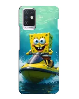 Чохол для Infinix Note 10 з картинкою «Спанч Боб на гідроциклі» Чохол для Infinix Note 10 з картинкою «Спанч Боб на гідроциклі»