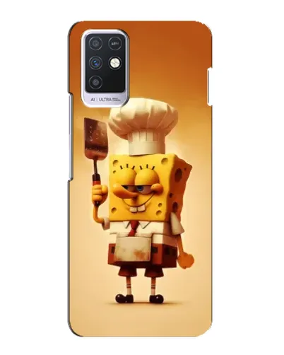 Чехол для Infinix Note 10 с картинкой «Губка Боб повар» Чехол для Infinix Note 10 с картинкой «Губка Боб повар»