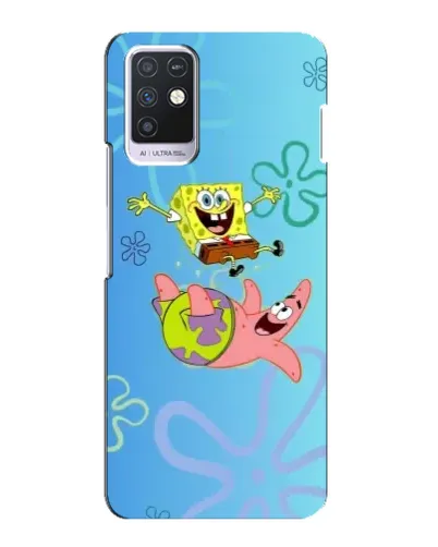 Чехол для Infinix Note 10 с картинкой «Спанч Боб и Патрик» Чехол для Infinix Note 10 с картинкой «Спанч Боб и Патрик»