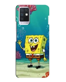 Чехол для Infinix Note 10 с картинкой «Подводный привет»