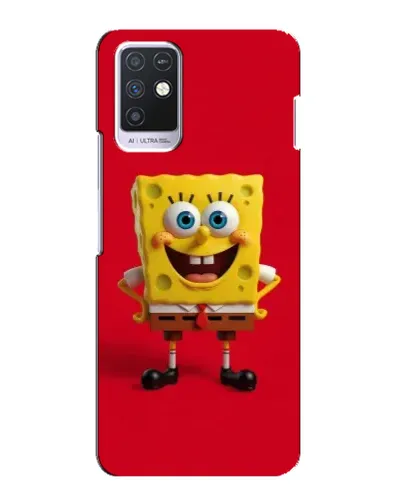 Чехол для Infinix Note 10 с картинкой «Спанч Боб на красном» Чехол для Infinix Note 10 с картинкой «Спанч Боб на красном»