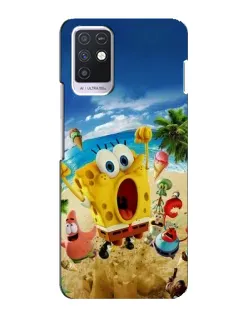 Чехол для Infinix Note 10 с картинкой «Развлечения на пляже»