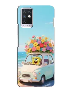 Чехол для Infinix Note 10 с картинкой «Автомобильное путешествие»