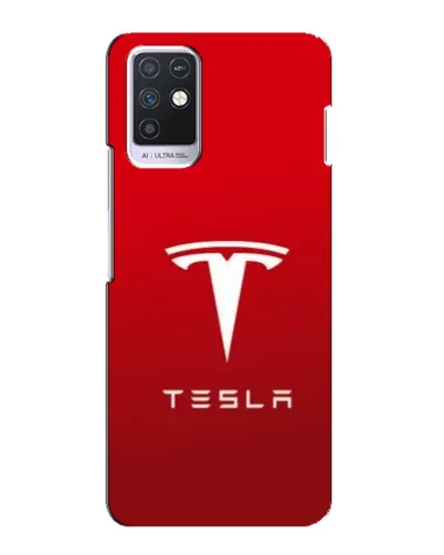 Чохол для Infinix Note 10 з картинкою «Tesla Red Classic»