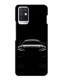 Чохол для Infinix Note 10 з картинкою «Силует Tesla Night» Чохол для Infinix Note 10 з картинкою «Силует Tesla Night»