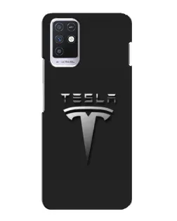 Чохол для Infinix Note 10 з картинкою «Сталевий логотип Tesla» Чохол для Infinix Note 10 з картинкою «Сталевий логотип Tesla»