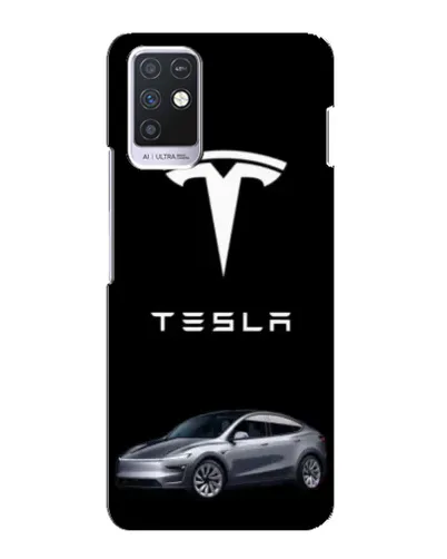 Чохол для Infinix Note 10 з картинкою «Tesla Model Y»