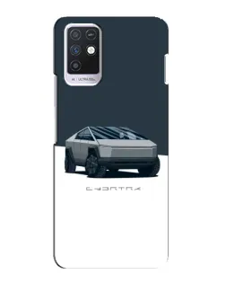 Чохол для Infinix Note 10 з картинкою «Сріблястий Cybertruck Tesla» Чохол для Infinix Note 10 з картинкою «Сріблястий Cybertruck Tesla»