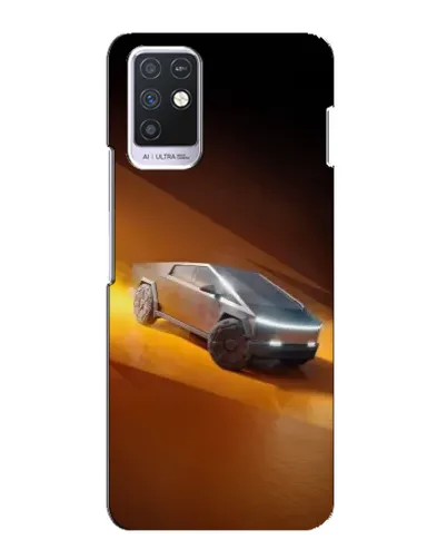Чохол для Infinix Note 10 з картинкою «Cybertruck у пустелі»