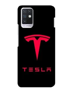 Чохол для Infinix Note 10 з картинкою «Tesla Red Logo» Чохол для Infinix Note 10 з картинкою «Tesla Red Logo»