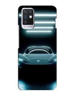 Чохол для Infinix Note 10 з картинкою «Tesla в неоні» Чохол для Infinix Note 10 з картинкою «Tesla в неоні»