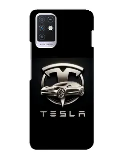 Чохол для Infinix Note 10 з картинкою «Tesla — срібне авто» Чохол для Infinix Note 10 з картинкою «Tesla — срібне авто»