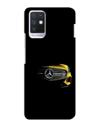 Чехол для Infinix Note 10 с картинкой «Mercedes — ретро стиль»